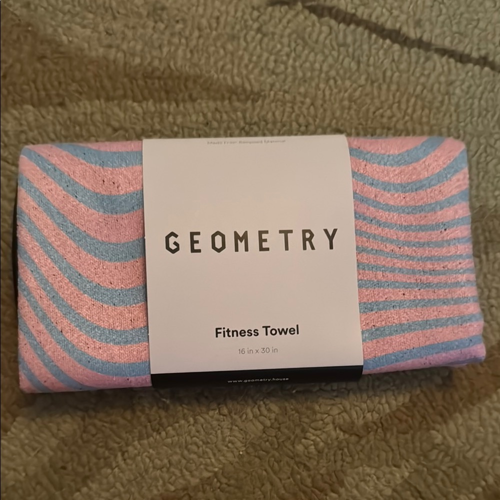 Pink and Blue Fitness Towel